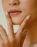 PINPOINT PERIDOT RING