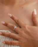 PINPOINT TOPAZ RING