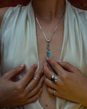 LIANA IN TEAL PENDANT