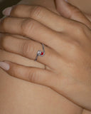 HYPNOTIC GARNET RING