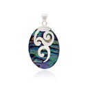 SANSKRIT - OVAL PAUA PENDANT