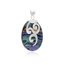 SANSKRIT - OVAL PAUA PENDANT