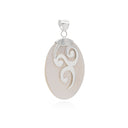 SANSKRIT - OVAL PENDANT MOTHER OF PEARL