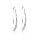 SILVER LOOPER CURVE EARRING