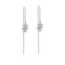 FLOWER CHAIN EARRING