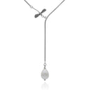 FLY BY SHELL PEARL NECKLACE