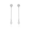 FRANGIPANI SHELL PEARL EARRING