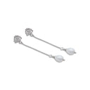 FRANGIPANI SHELL PEARL EARRING