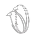 DOUBLE WITH CHAIN BANGLE