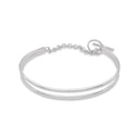 DOUBLE WITH CHAIN BANGLE