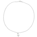 SILVER SPADE NECKLACE
