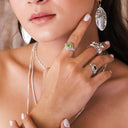 SUR'ROUND IN PERIDOT RING