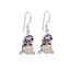 PEEK A BOO EARRING - AMETHYST