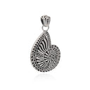 SILVER NAUTILUS PENDANT