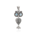 ECLECTIC OWL TOPAZ PENDANT