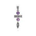 DOUBLE CROSS AMETHYST