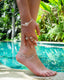 FRANGIPANI CHAIN ANKLET