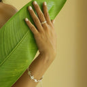 FRANGIPANI CHAIN BRACELET