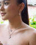 FRANGIPANI DROP EARRING