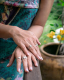 FRANGIPANI ENTANGLED RING