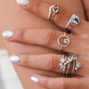 HITCHED IN TOPAZ RING