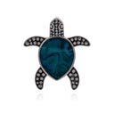 BIG LEONARDO TEAL PENDANT