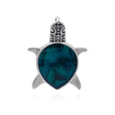 LEONARDO TEAL PENDANT