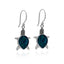 LEONARDO TEAL EARRING