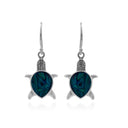 LEONARDO TEAL EARRING