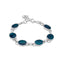 NEXT IN LINE - OVAL TEAL BRACELET