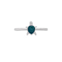 TINY LEONARDO IN TEAL - RING