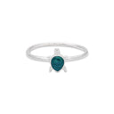 TINY LEONARDO IN TEAL - RING