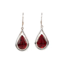 TWISTED TEARDROP - DARK RED