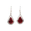 TWISTED TEARDROP - DARK RED