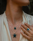 LEONARDO TEAL PENDANT