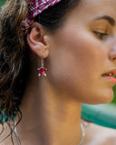 LEONARDO PINK EARRING