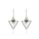 SAGITTA IN PERIDOT EARRING