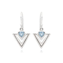 SAGITTA IN TOPAZ EARRING