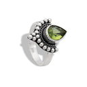 TUDOR IN PERIDOT RING