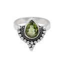 TUDOR IN PERIDOT RING