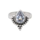 TUDOR IN ZIRCONIA RING