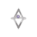 BESIDES THE POINT AMETHYST RING