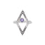 BESIDES THE POINT AMETHYST RING