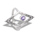 BESIDES THE POINT AMETHYST RING