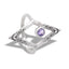 BESIDES THE POINT AMETHYST RING