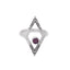 BESIDES THE POINT GARNET RING