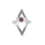 BESIDES THE POINT GARNET RING