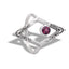 BESIDES THE POINT GARNET RING