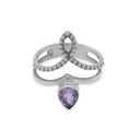 OVER THE TOP AMETHYST RING
