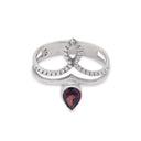 OVER THE TOP GARNET RING